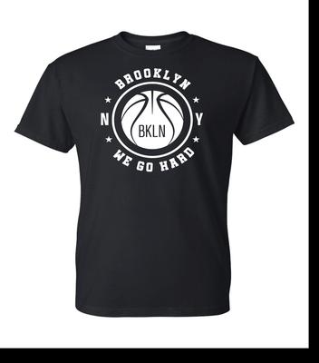Футболка Brooklyn Nets We Go Hard BKLN - Размеры S-5XL и Детская Унисекс Футболка