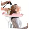 1 Set  Inflatable Washing Hair Basin, Portable Shampoo Bowl for The Elderly 430g