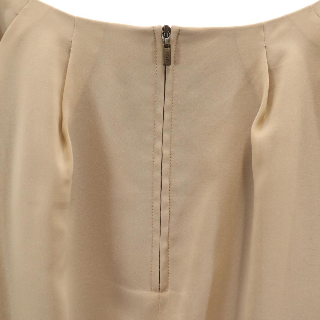 FOXEY NEW YORK сделано в Японии мини-юбка клёш 38 бежевый Женский Б/У