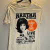Винтажная футболка Aretha Franklin с коротким рукавом, полные размеры S-5XL IM0413, унисекс