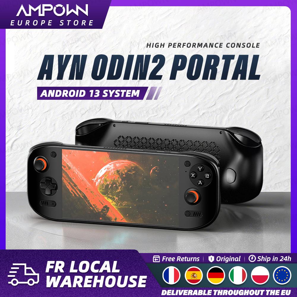 AYN ODIN2 PORTAL Video Game Console 7'' OLED 120Hz Screen 4K Video Output Android13 8000mAh Battery Air Cooling Qualcomm 8 Gen2