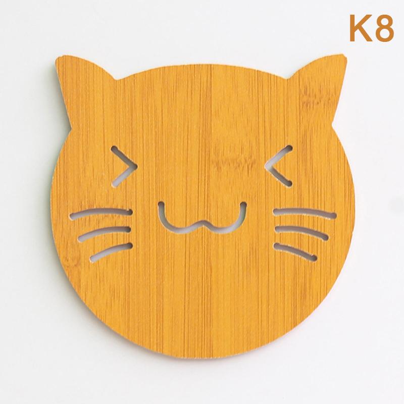 Полая деревянная подставка под стакан для кухонной посуды изоляционные коврики утолщенные противоожоговые противоскользящие коврики для сковороды, миски и тарелок