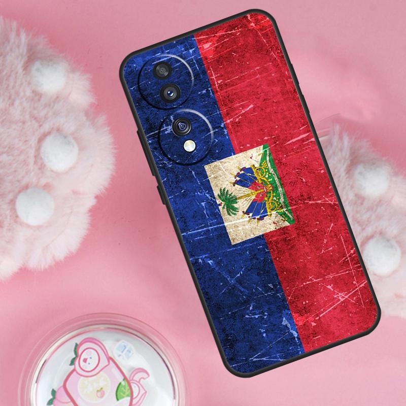 Haiti Haitian Flag Case For Honor 200 Pro 50 70 90 Lite X9b X9a X8b X8a X8 X9 X9c Honor Magic 7 6 5 Lite Cover