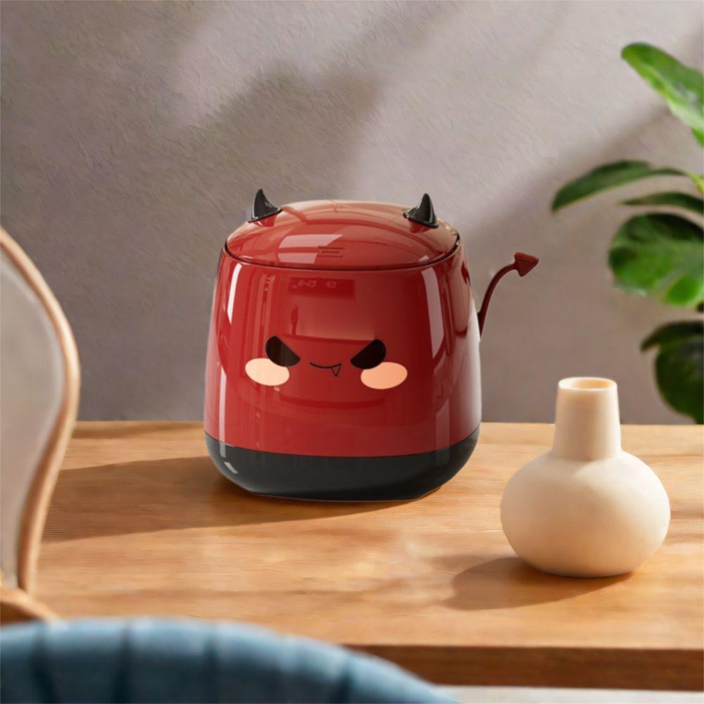 Cartoon Mini Trash Can Simple Design Desktop Trash Can Stylish Dust Bin Office