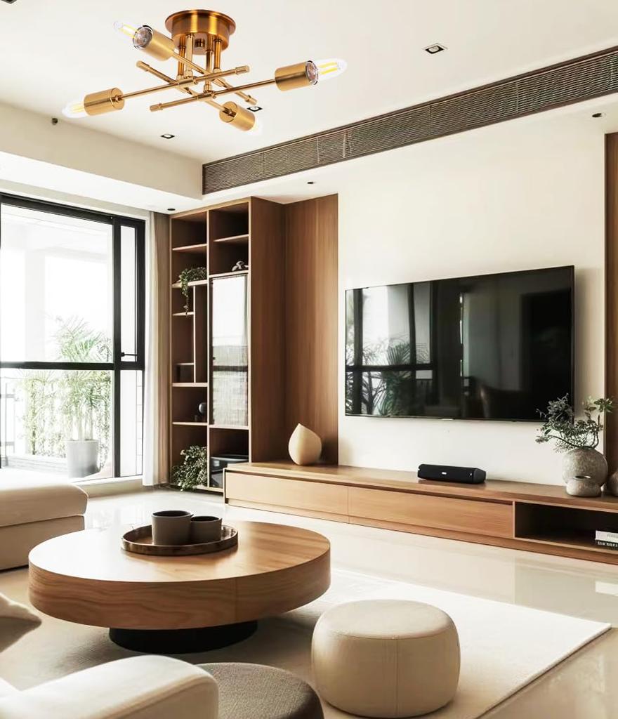 Подвесной светильник 4 Современный промышленный потолочный светильник в скандинавском стиле E26, совместимый со светодиодными лампами, продается из Столовая Гостиная Столовая Современный подвесной светильник 4