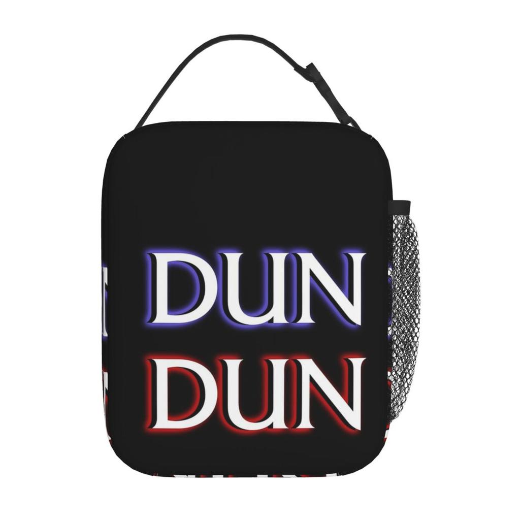 Мем Dun Dun (Закон, Порядок, Пародия) Изолированная сумка-ланчбокс для детей, школьная сумка-холодильник, термосумка для еды, сумка-тоут, контейнеры для ланч-боксов