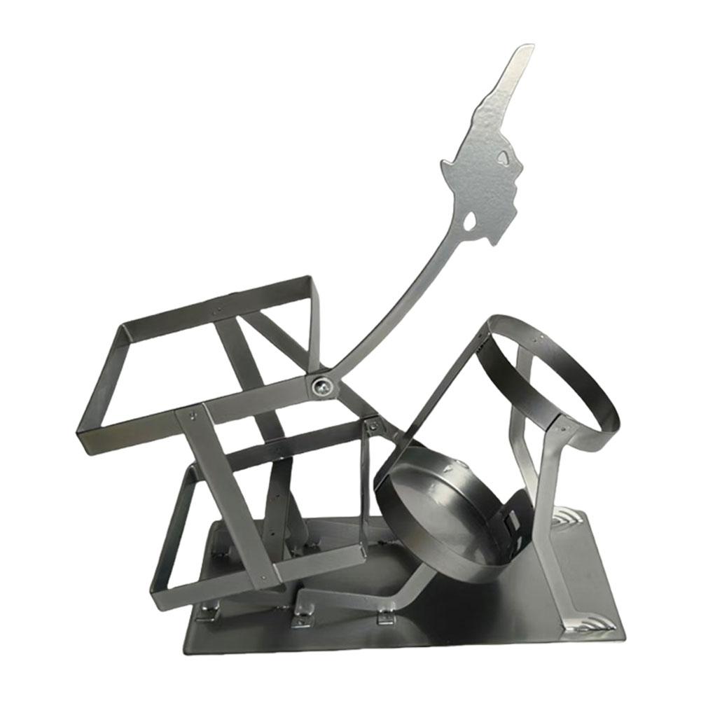 Skull Wine Bottle Stand Skull Skeleton Design Wine Holder Skull Metal Wine Rack for Home Kitchen Bar Table Decoration