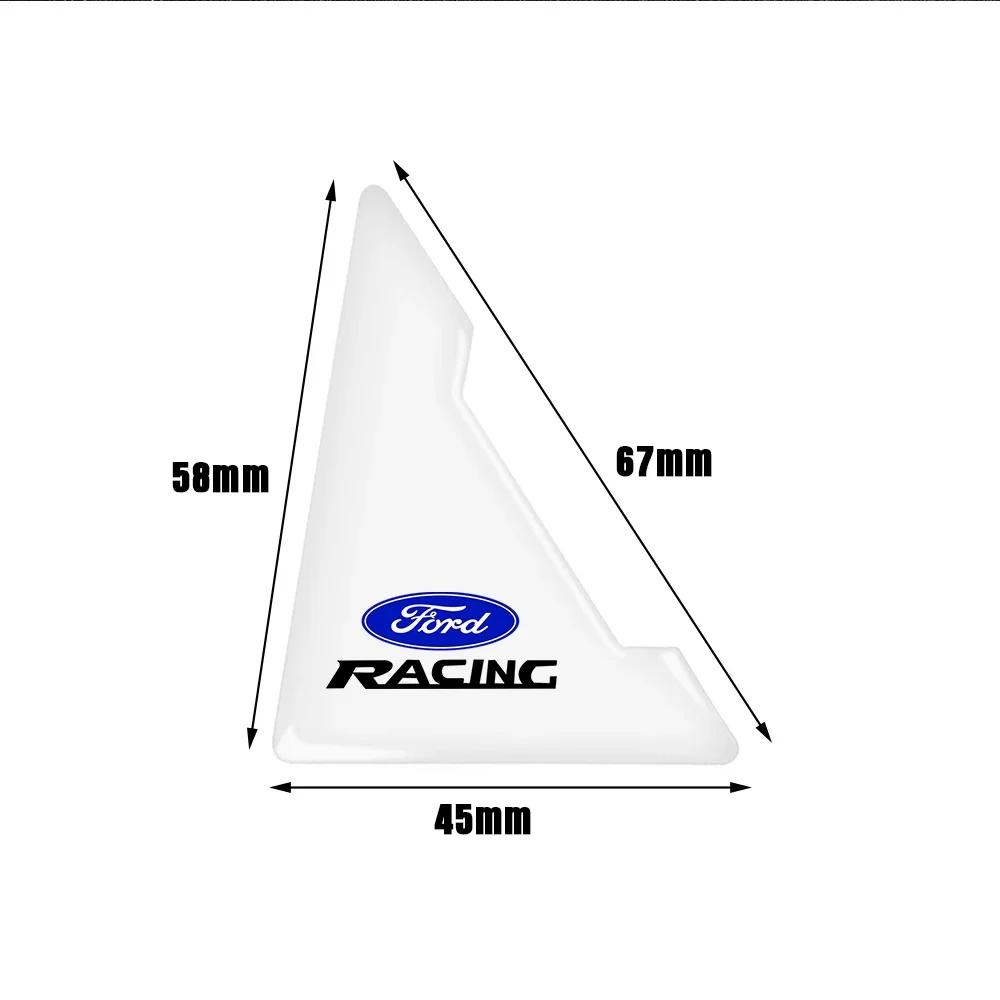 Горячая наклейка на автомобиль Для Ford Новая 2 шт. Прозрачные накладки на углы дверей автомобиля Наклейки для защиты от столкновений Для Ford Ranger Focus Ku