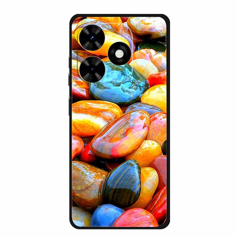 Чехол для Tecno Spark Go 2024 Животные Расписной ТПУ Силиконовый Мягкий Чехол для Телефона для Spark Go2024 BG6 Защитный Волк Ударопрочный Para