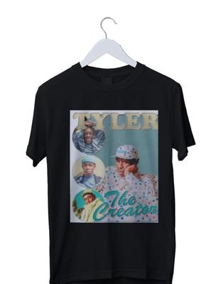 Мужская повседневная футболка с графическим принтом Tyler The Creator Мужская S...