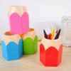 Mini Makeup Home Brush Container Pencil Holder Desktop Storage Pen Vase