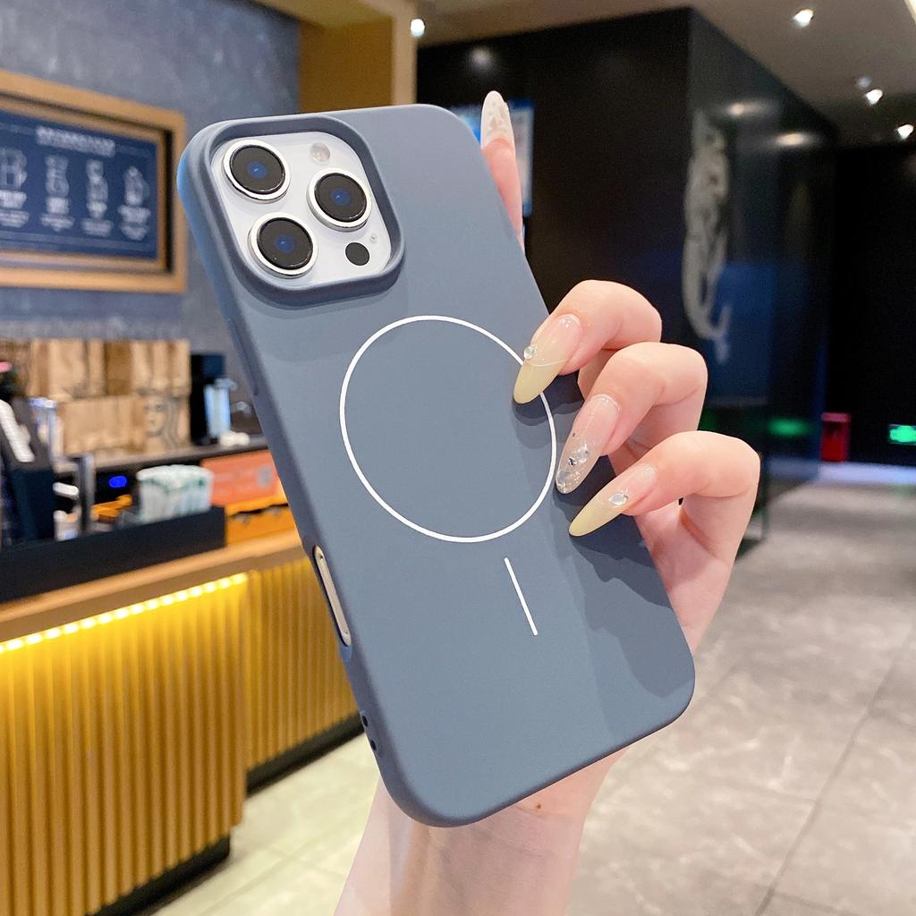 Магнитный Силиконовый Защитный Чехол Для Телефона Для iPhone Air 17 15 14 13 12 11 16 Pro Max Plus 16E Magsafe Беспроводная Зарядка Чехол