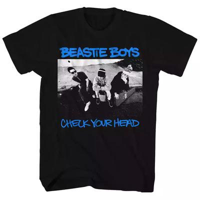 Beastie Boys Check Your Head Унисекс Футболка Музыка Классика Группа Хип-Хоп Футболка Черная