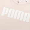 Puma Повседневная футболка с круглым вырезом и коротким рукавом, женские топы, розовая 584427-17