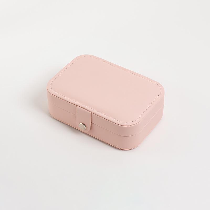 Jewelry box, jewelry organizer, multifunctional portable creative leather jewelry case, korean style accessories