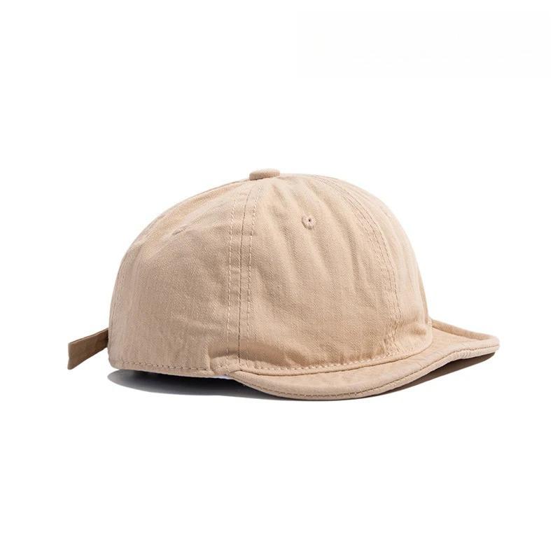 Новая унисекс ретро стираная бейсболка с коротким козырьком, регулируемая snapback, хип-хоп дизайн, защита от солнца, для мужчин и женщин, для ношения на улице и на каждый день