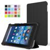 Fire 7 2015 Case ATiC Amazon Fire 7 2015 Tablet Openable Thin Stand Case BLACK - (5th Generation) Tri-fold