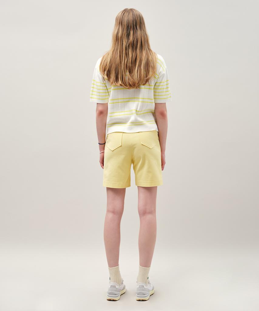 MAYOL Side Slit Pants_Butter Yellow