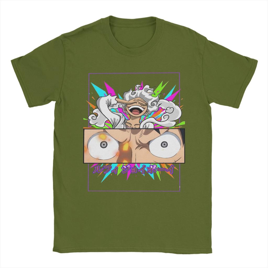 The Great Leader Ones Pieces Luffy T Shirt For Unisex Pure Cotton For Male Tshirts O Neck Tee Shirt Short Sleeve Tops Gift Idea