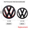 For Volkswagen Car Front Grill Badge Trunk Lid Cover Replacement Accessories 137mm X 110mm For Volkswagen VW 2009-2013 MK6 golf6 YZ6