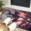 Custom NameAlien Ornate Frame Carpet, Indoor Rug, Chair Rug, Living Rooms, Doormat Made From Polyester Home Decor Birthday Christmas Gifts