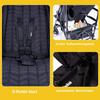 Jovikids Stroller, Small Foldable Buggy with Reclining Function, Foldable Travel Buggy up to 22kg Incl. Sun Canopy, Rain Cover and Cup Holder (Black)