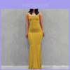Solid Color Slim Fit Dress With Backless Design For Casual Wear