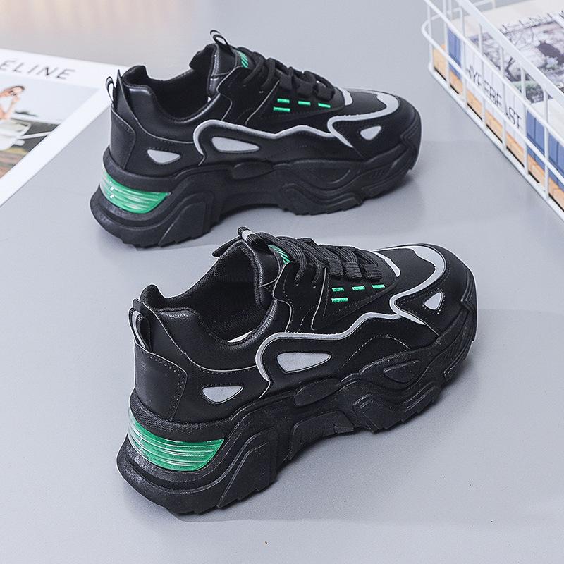 Мода 2024 Весна Осень Кроссовки на платформе Женская мода Повседневная Новая дизайнерская обувь Женская дышащая сетка Zapatos De Mujer