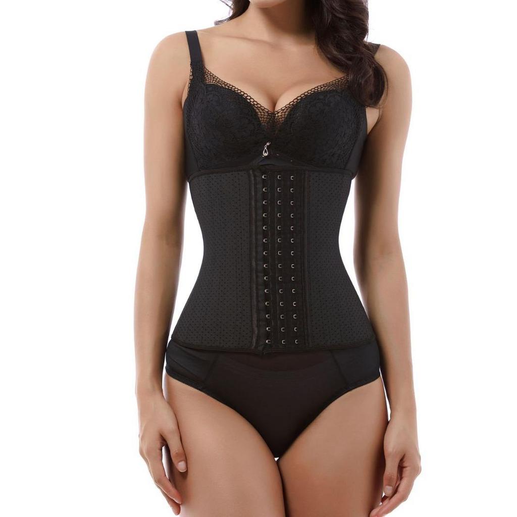 Латексный пояс для талии с 25 стальными костями - дышащий спортивный пояс для живота для женщин