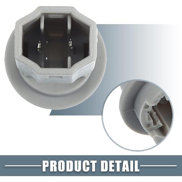 License Plate and Rear Side Marker Light Bulb Socket Connector 90075-99011 for Toyota Land Cruiser Base 98-18 for Toyota Prius 04-15 for Toyota C-HR