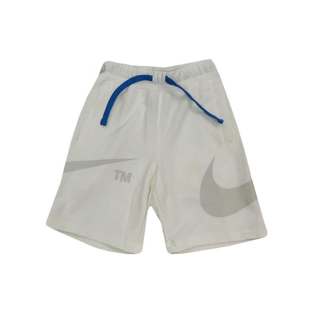 Nike Спортивная одежда Шорты прямого кроя с принтом логотипа Swoosh Детские шорты Светло-бежевый DR8484-133
