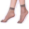 Women Elastic Sexy Short Socks Ultra-thin Transparent Ankle Socks Crystal Stockings