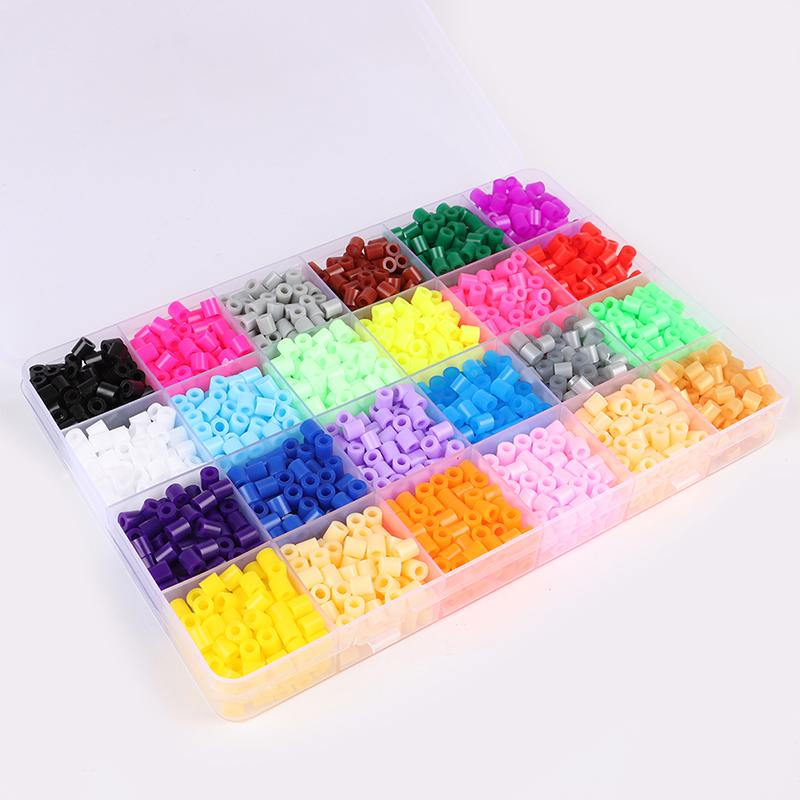 24 цвета, 5 мм, бусины Хама, игрушечные бусины-предохранители для детей, 3D-игрушки ручной работы своими руками