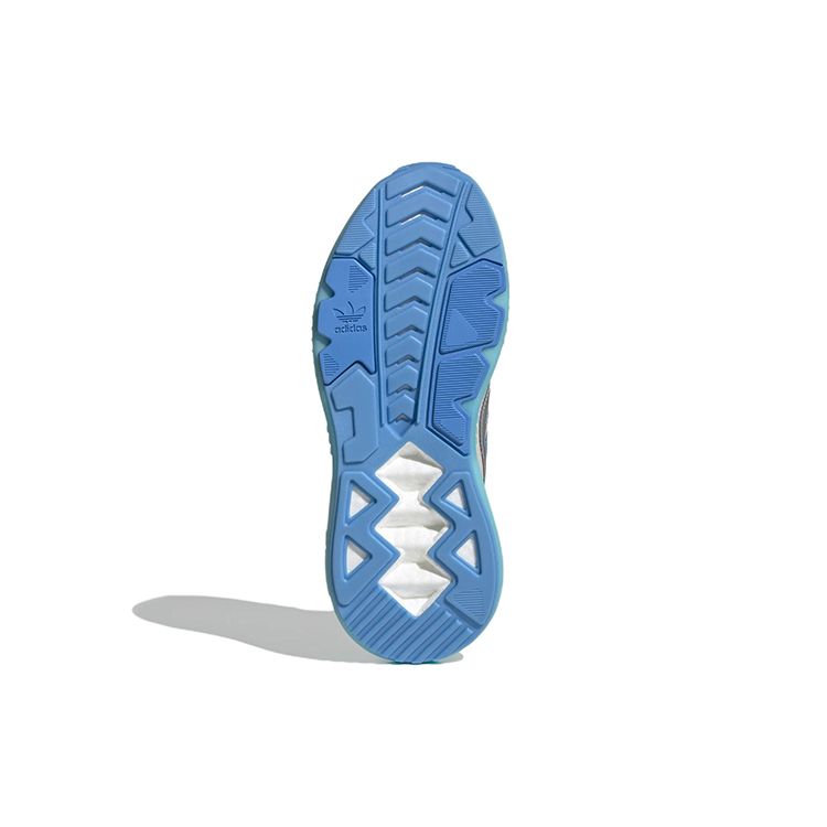adidas Кроссовки унисекс ZX 5K Boost Off White Pulse Blue Серо-зеленые GY4160
