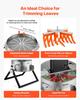 Electric Bud Leaf Trimmer, 2-in-1 Manual & Electric, 370 mm Bud Trimmer with Sharp Stainless Steel Blades, Bracket Type Wet Dry Hydroponic Cutting