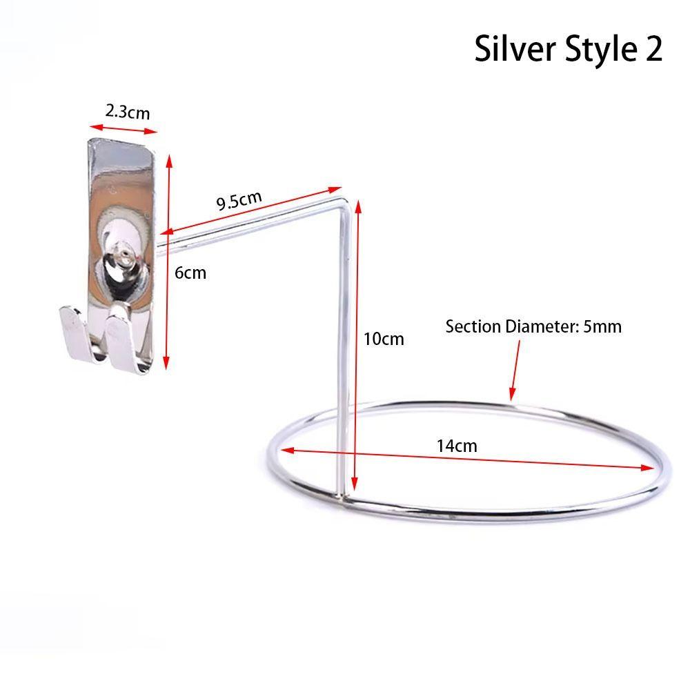 1Pcs Wall Mounted Hat Bracket Stand Organizer Helmet Hanger New Cap Holder Rack