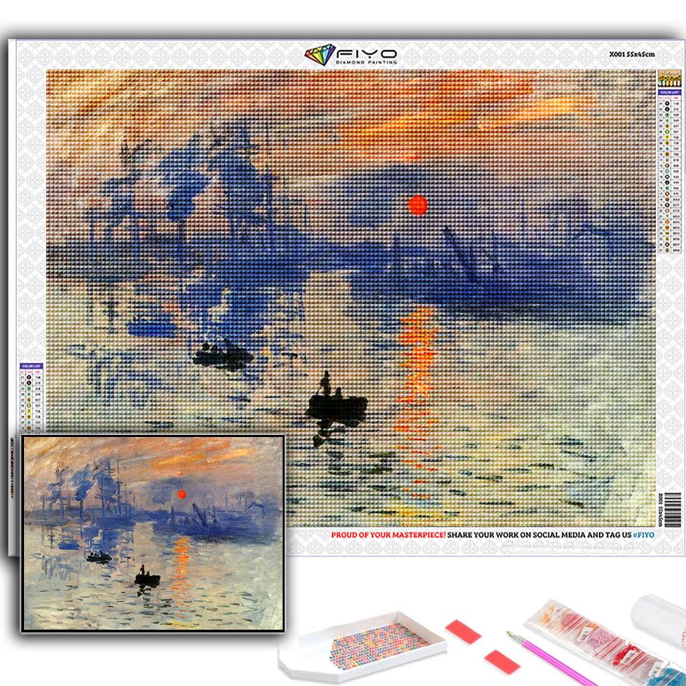 Набор для вышивки крестом DIY Алмазная вышивка Мир Шедевр Алмазная картина Домашний декор