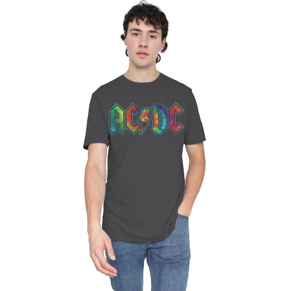 AC/DC Unisex Adult Tie Dye Logo T-Shirt