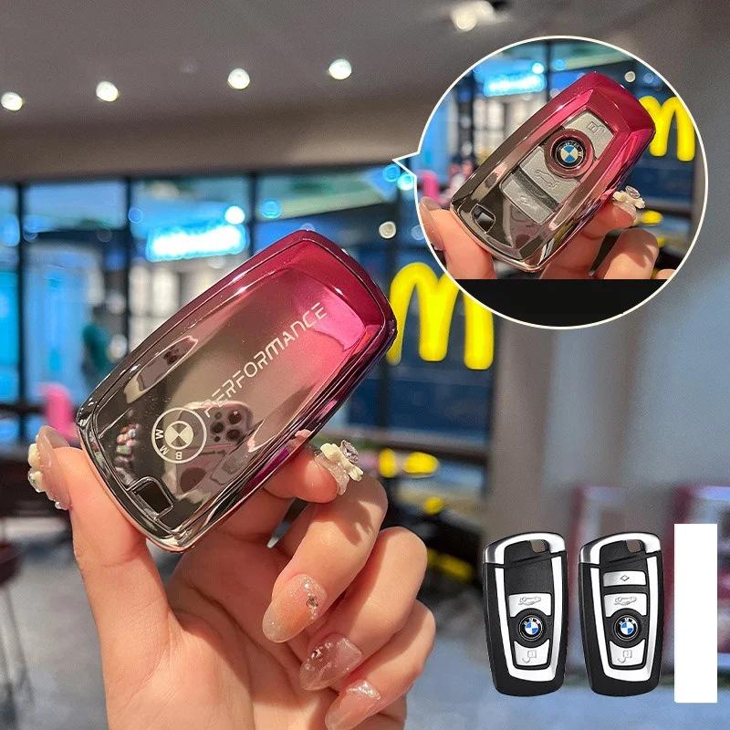 Car Sticker Hot 2025 Car Remote Key Case Cover Shell Fob For BMW F30 F31 F32 F34 F20 F21 F07 F10 1 3 5 7 Series X1 X3 G01 X4 G02