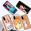 Black Case for Xiaomi Poco X6 X4 M5 M6 F5 F6 C65 C55 C50 C51 C40 Pro Redmi 14C A3X 13C 12C 11T 10A 9C Note 7 6 8A Plus W-74 One Piece Nami Hancock