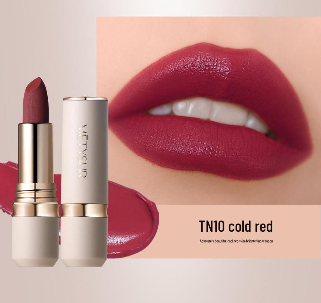 METYSUR Розовое эфирное масло белого трюфеля Увлажняющая помада длительного действия MT6061