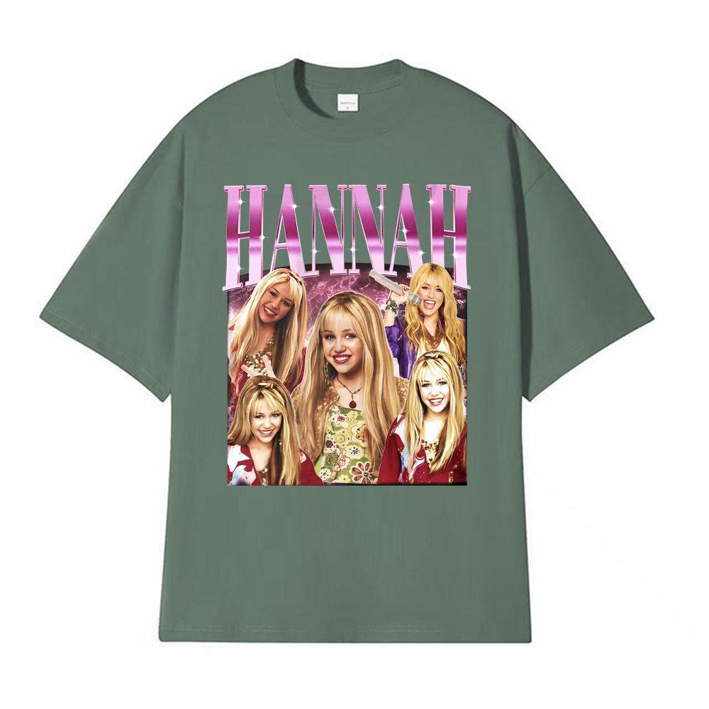 Limited Retro Hannah Montana Movie T Shirts Men Women Harajuku High Street Oversized Tshirt Casual Comfort Short Sleeve T Shirt