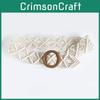 Vintage Woven Waist Belt For Women With Handmade Rope Craft For Summer And Winter Outfits