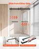 VEVOR Frameless Shower Door, 1219 mm W x 1930mm H, Shower Sliding Glass Door with 10 mm Thick Clear Tempered Glass