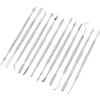 12-Piece Stainless Steel Wax Carvers Set, Wax & Clay Sculpting Tools, Double Ended Carving Kit for Modeling, Sculpting and Shaping