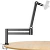 [2025 Improved, Space-Saving] Multi-Angle Adjustable Microphone Arm, 360° Rotation, Tabletop Microphone Stand, 3 Ways To Use, Extendable and