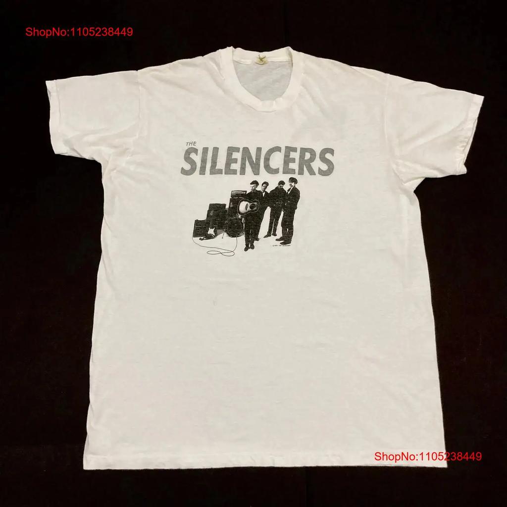 The Silencers Band T Shirt Vintage A Letter From St Paul Screen Stars White Cotton Scottish Indie Rock Mohawk vintage