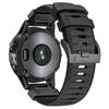 22мм Фторкаучуковый ремешок для Garmin Fenix 8 47мм/Fenix E 47мм/Quatix 7 Pro Универсальный ремешок для часов