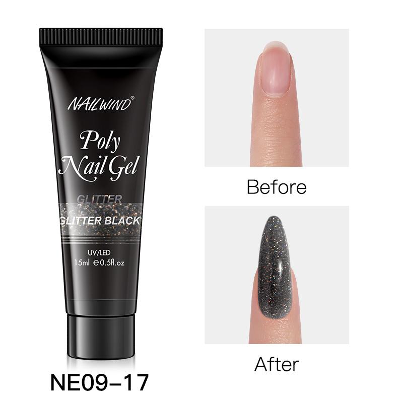 NAILWIND Poly Nail Gel For Nail Extension Finger Quick Building Gel 21 Colors Poly Nail Gels Extensions Acrylic Gel Polish Nail Art