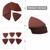 Triangle Sandpaper Sanding Disc Abrasive Tool 240 3-1/8 Inch